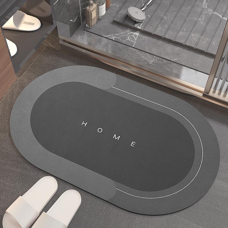 Premium Absorbent Bath Mat - Quick-Dry Stone Mat