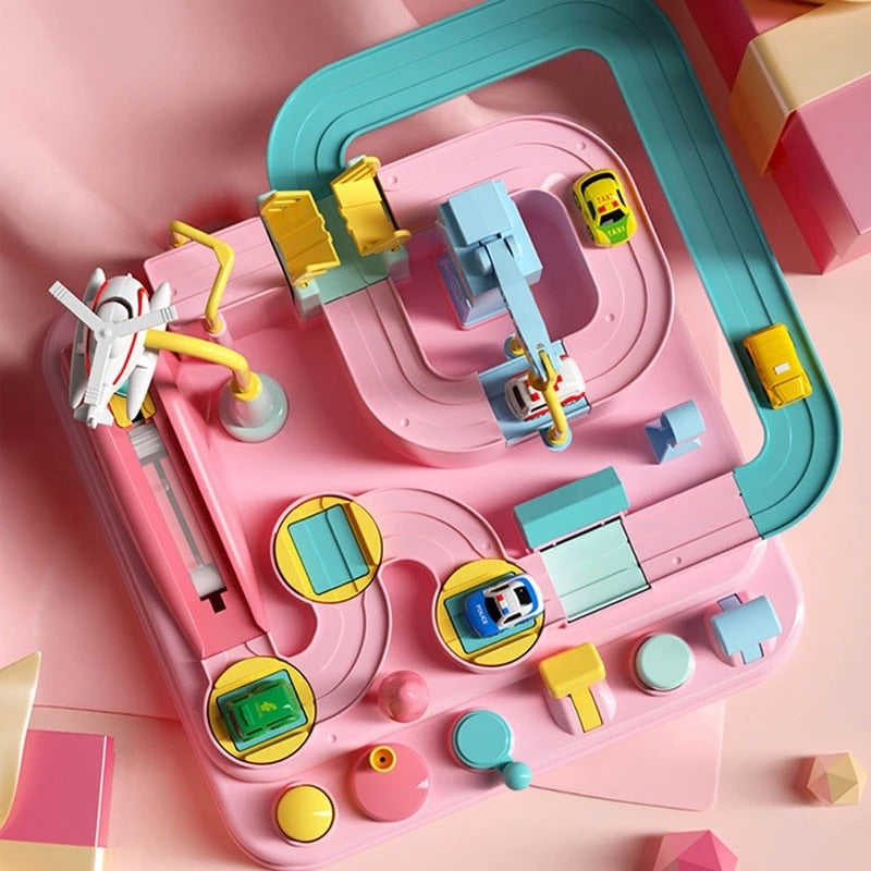 TurboCity - Toy Race Track with Curves
