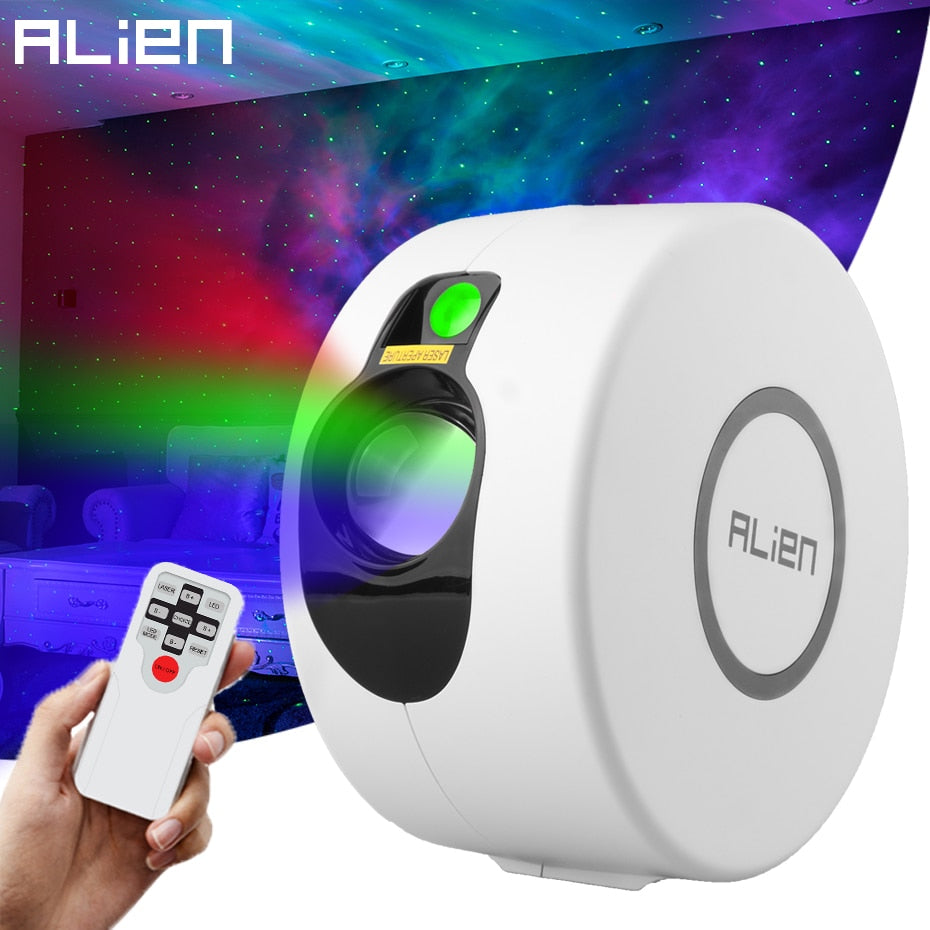 Galaxy Laser Projector - Deluxe Star Night Light