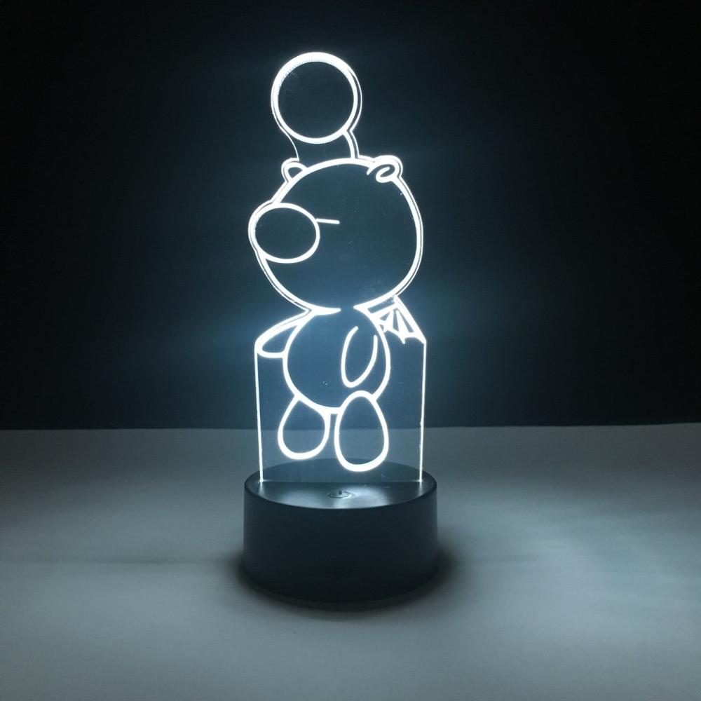 Final Fantasy 3D Lamp - Color-Changing Night Light