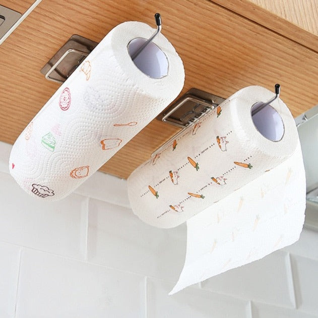 RollMate Holder - Stainless Steel Paper Towel Holder Set (2 Pack)