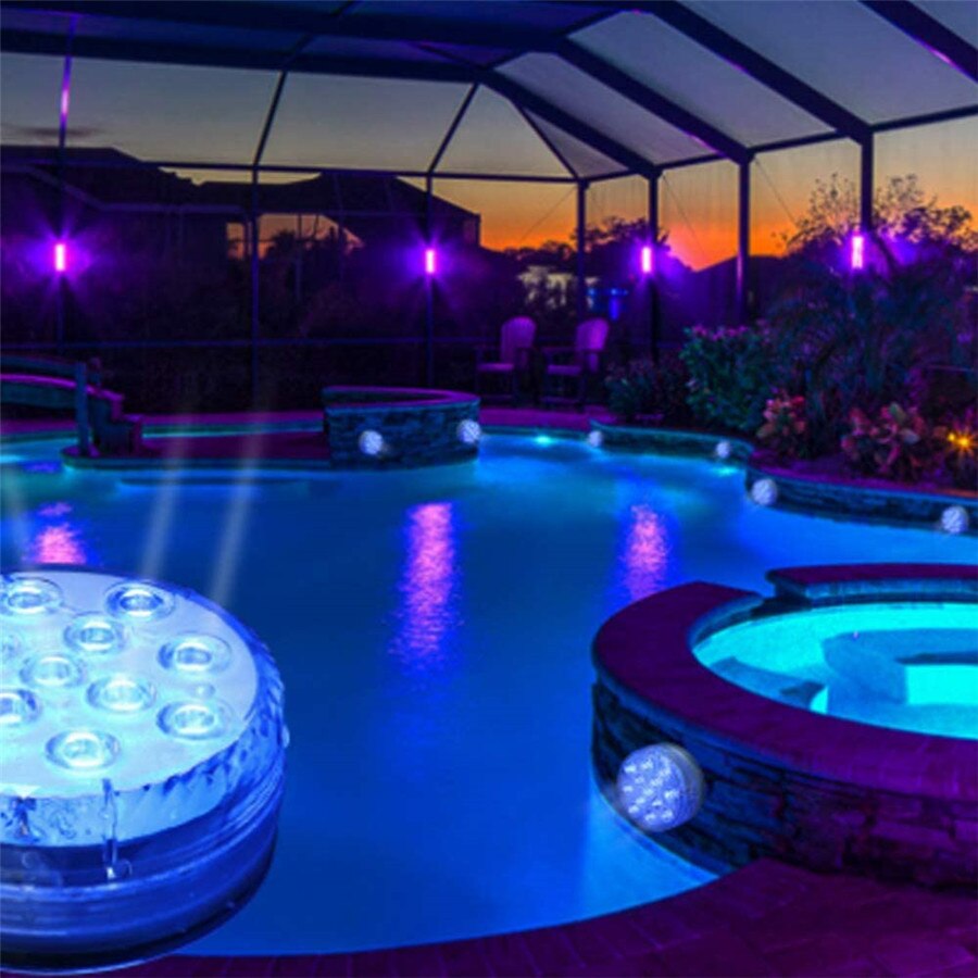 Multi-Color LED Garden Lights - Waterproof, Remote