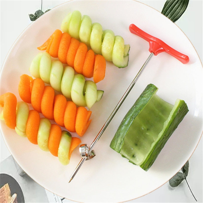 SpiralMaster Cutter - Playful Vegetable Spiralizer for Creative Cooking