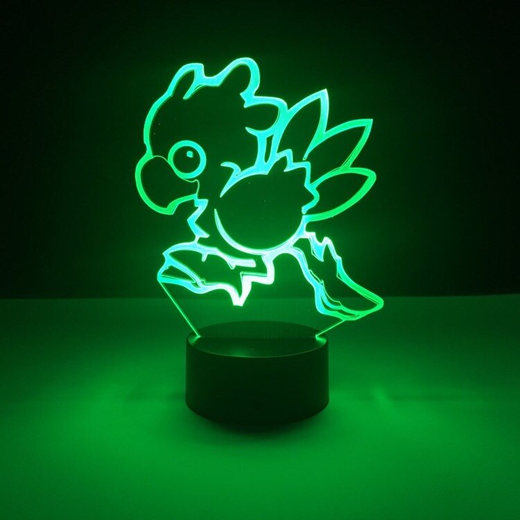 Final Fantasy 3D Lamp - Color-Changing Night Light