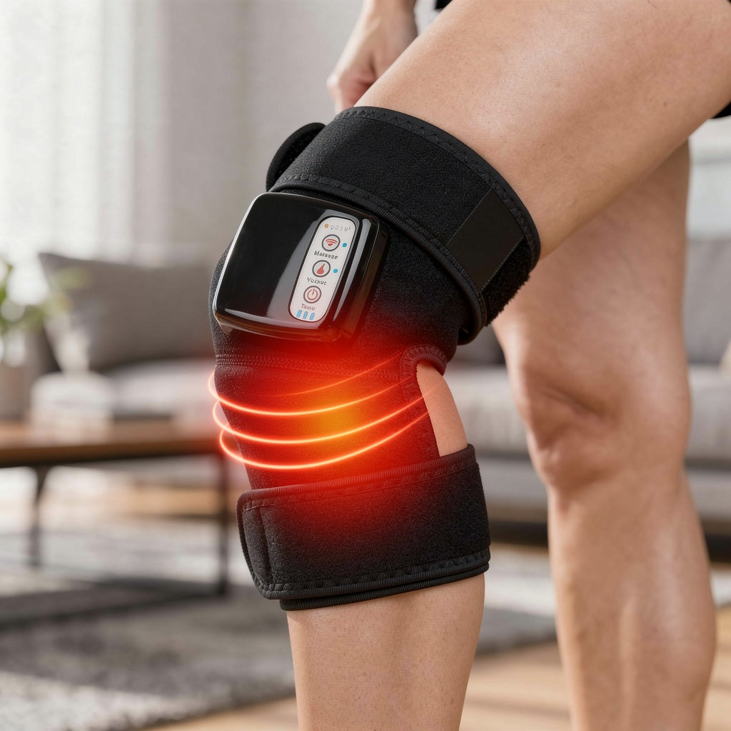 Heated Knee Massager - Adjustable Heat and Vibration for Pain Relief 2