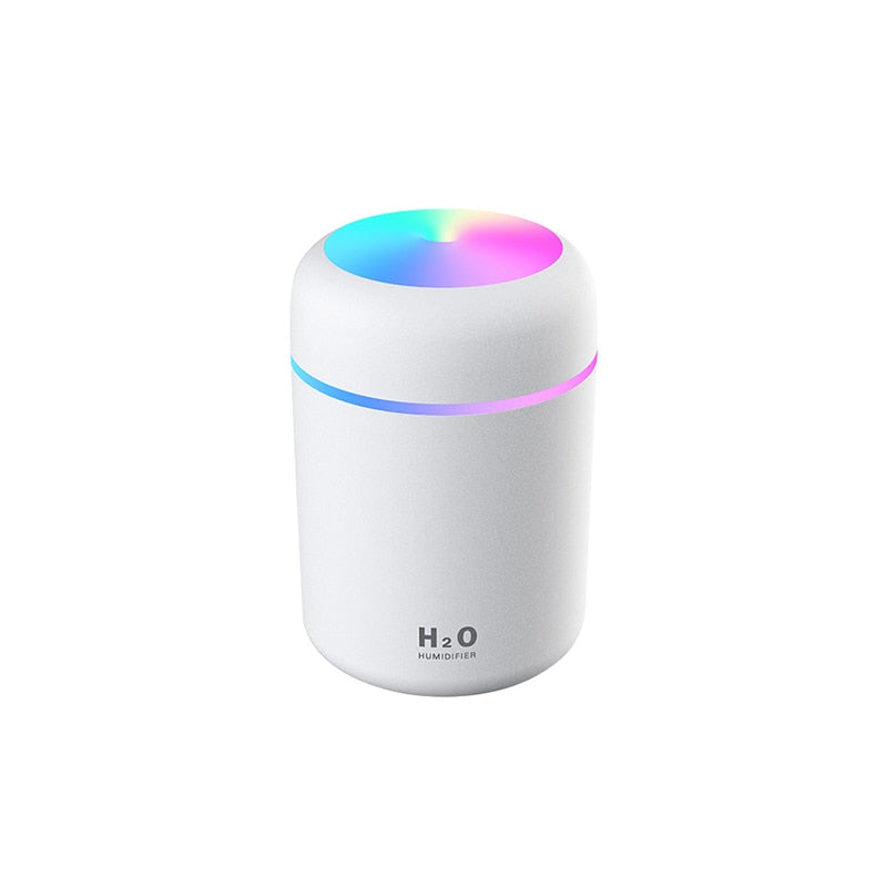 AquaMist Humidifier - Colorful 3-in-1 Aroma Diffuser and Night Light