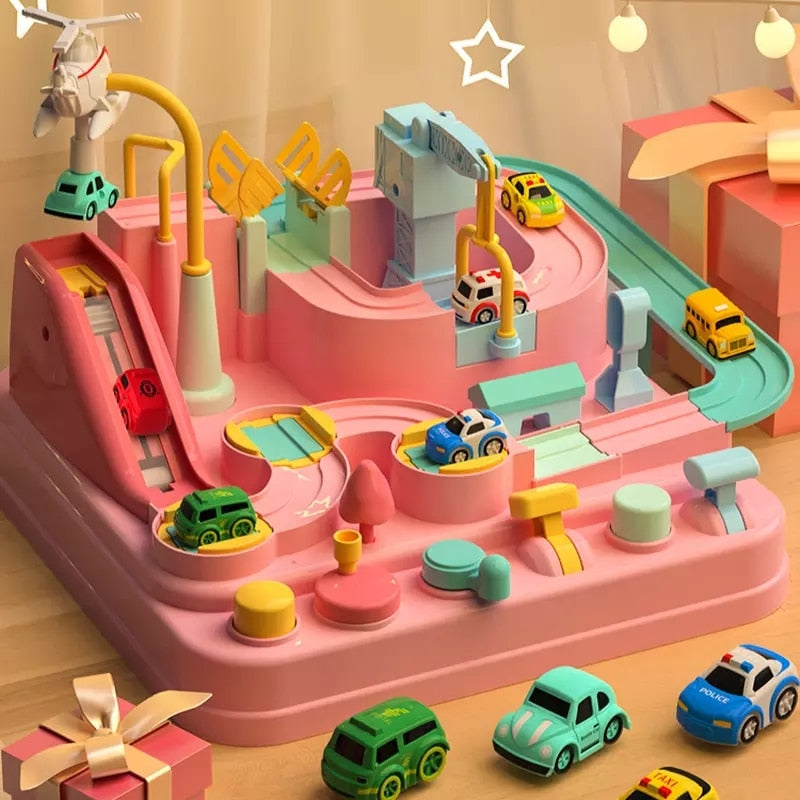 TurboCity - Toy Race Track with Curves