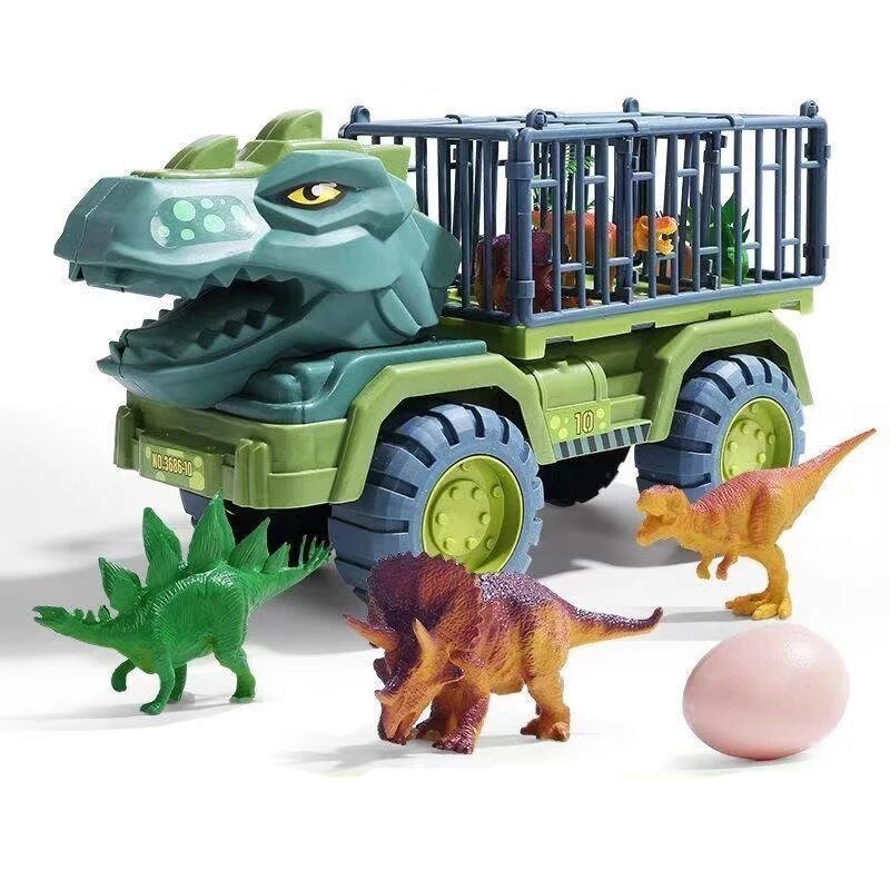 DinoAdventure Set - Dinosaur and Truck Playset for Kids