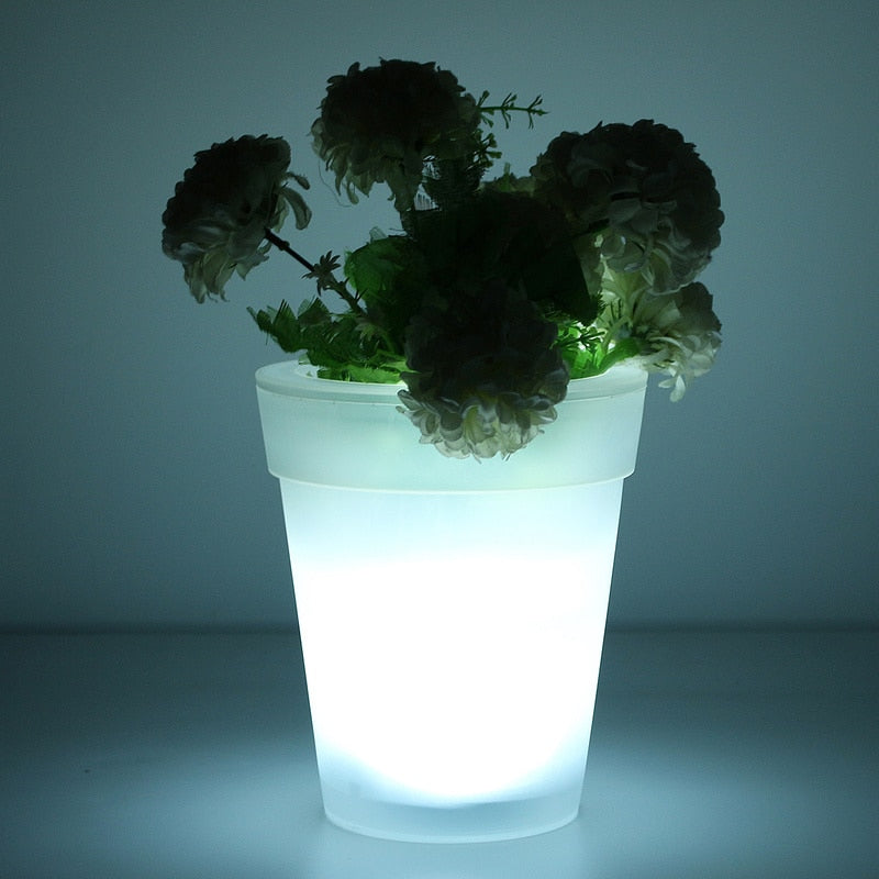 SolarGlow Planter - Solar LED Garden Flower Pot