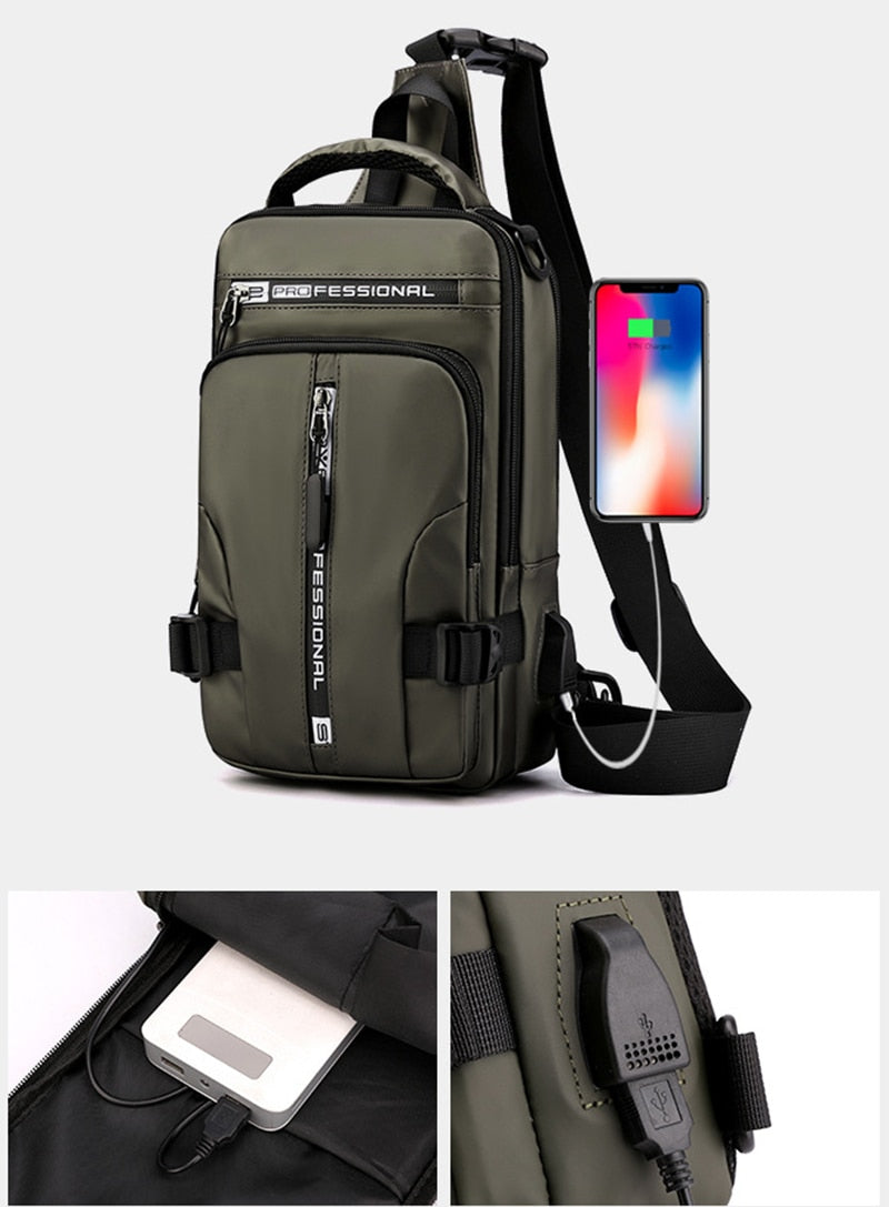 CityTrek Bag – Waterproof Oxford Crossbody