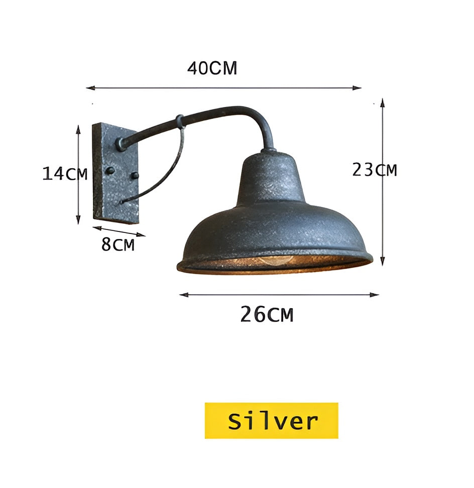 Vintage Barn Wall Lamp - Industrial Sconce Light
