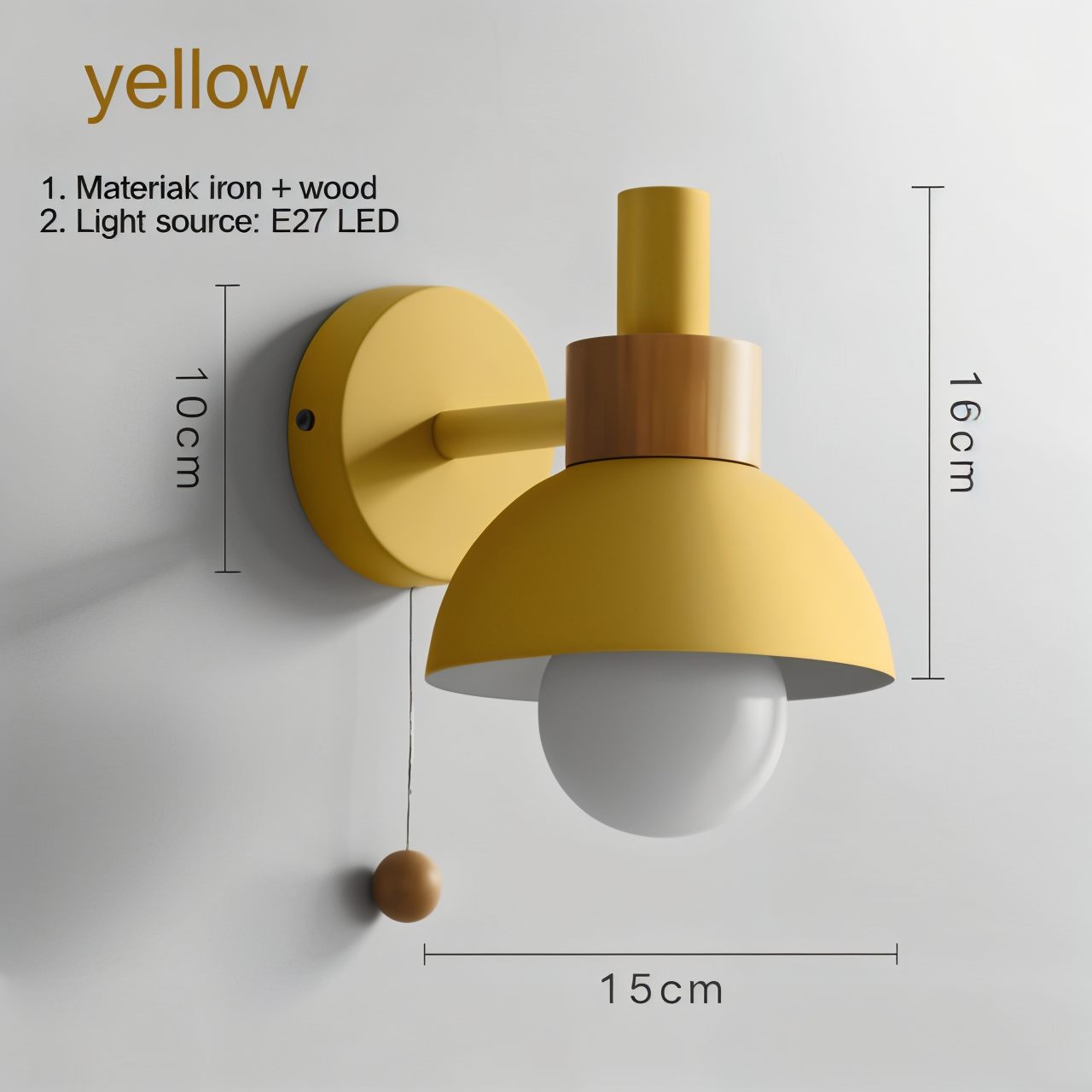 Macaron Wall Lamp - Modern Nordic Sconce Light
