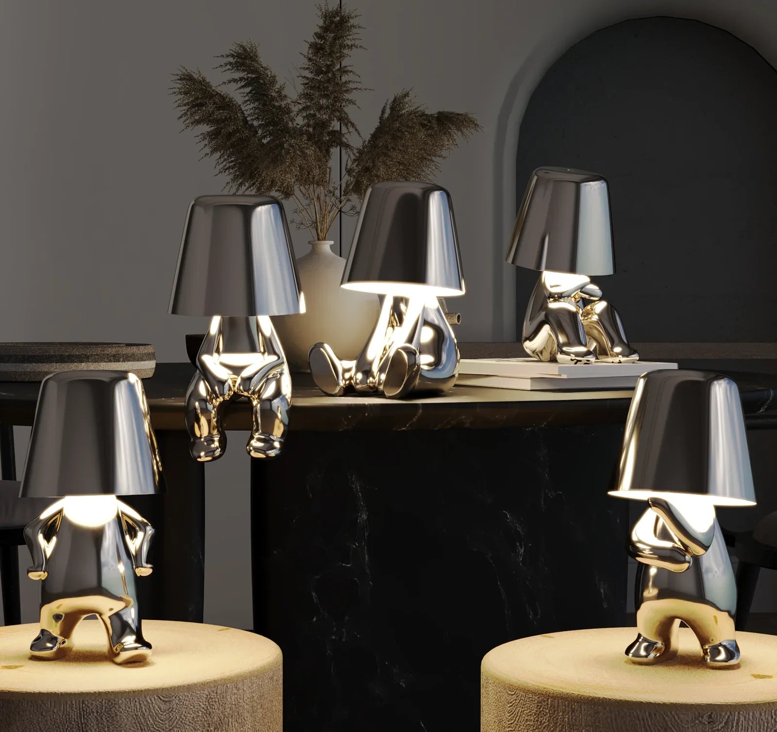 5 Brothers - Wireless Rechargeable Table Lamp Set