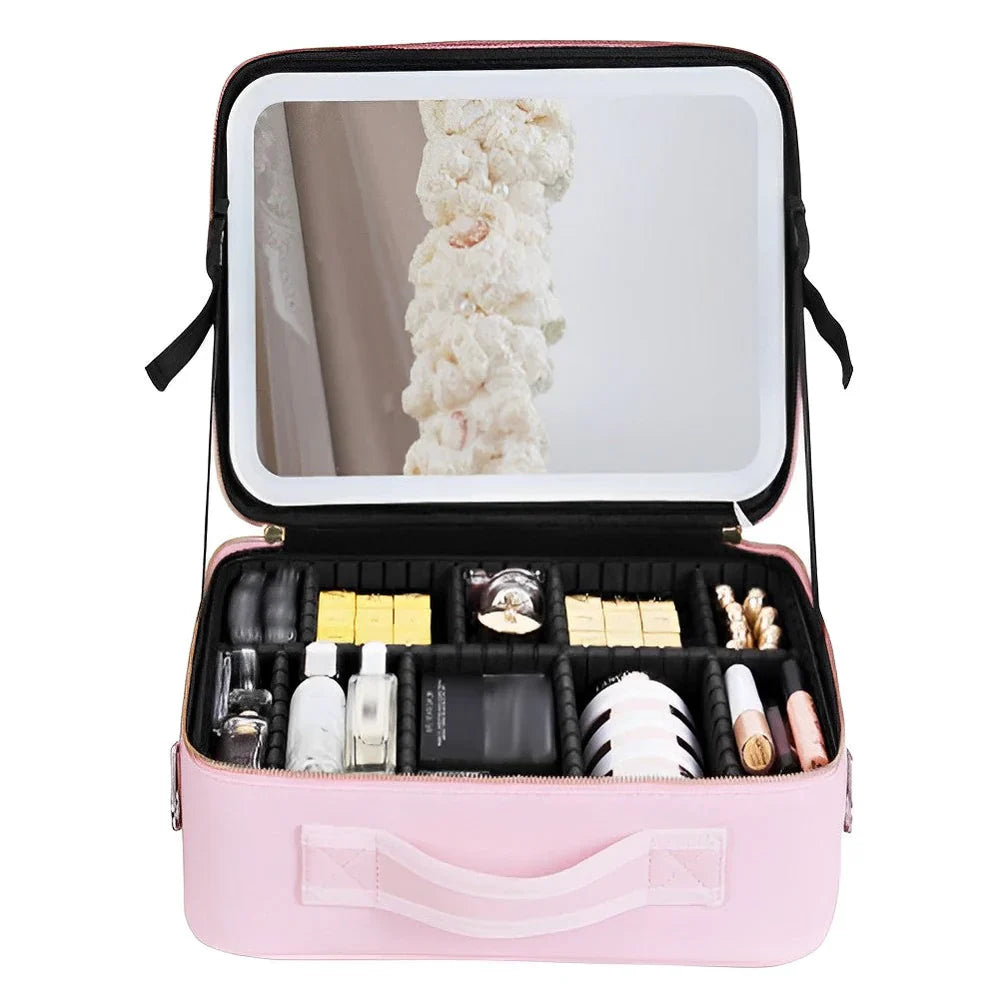 MirrorGlam - Makeup Bag with Mirror
