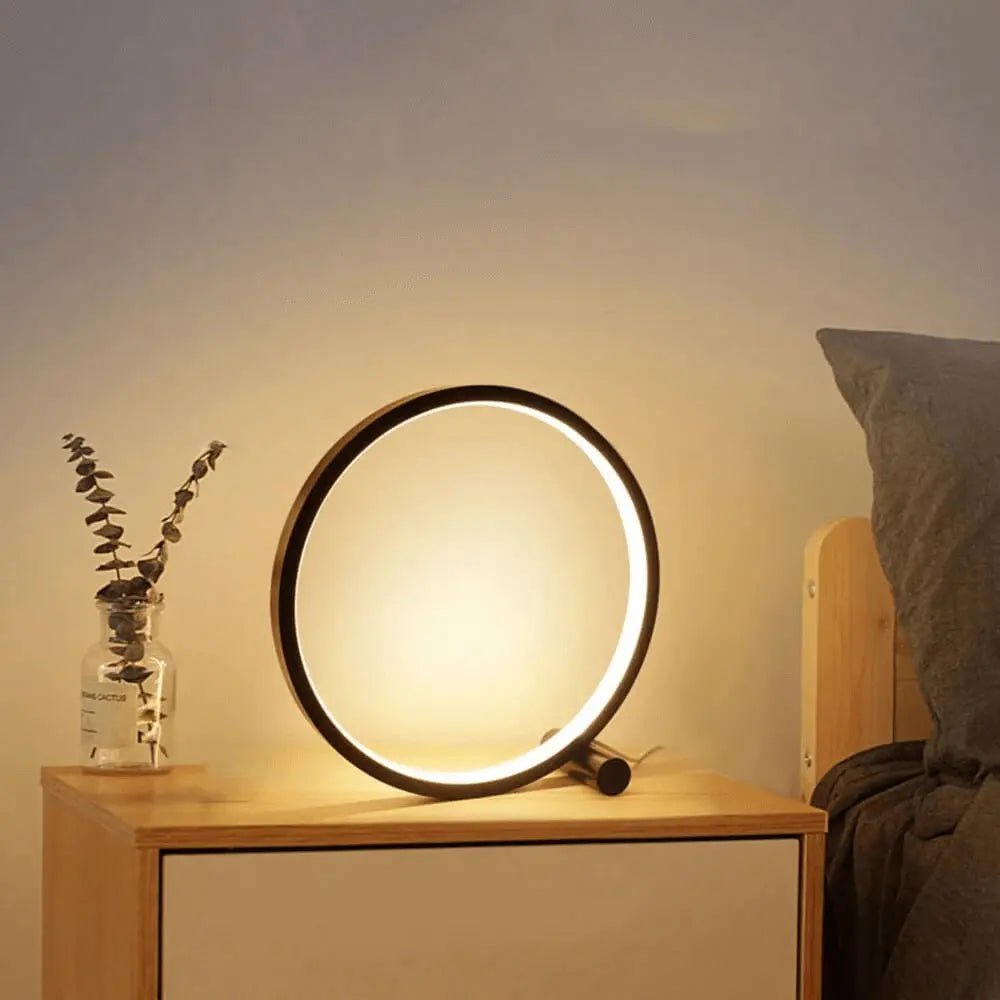 Halo Glo LED Table Lamp - Minimalist Touch Light