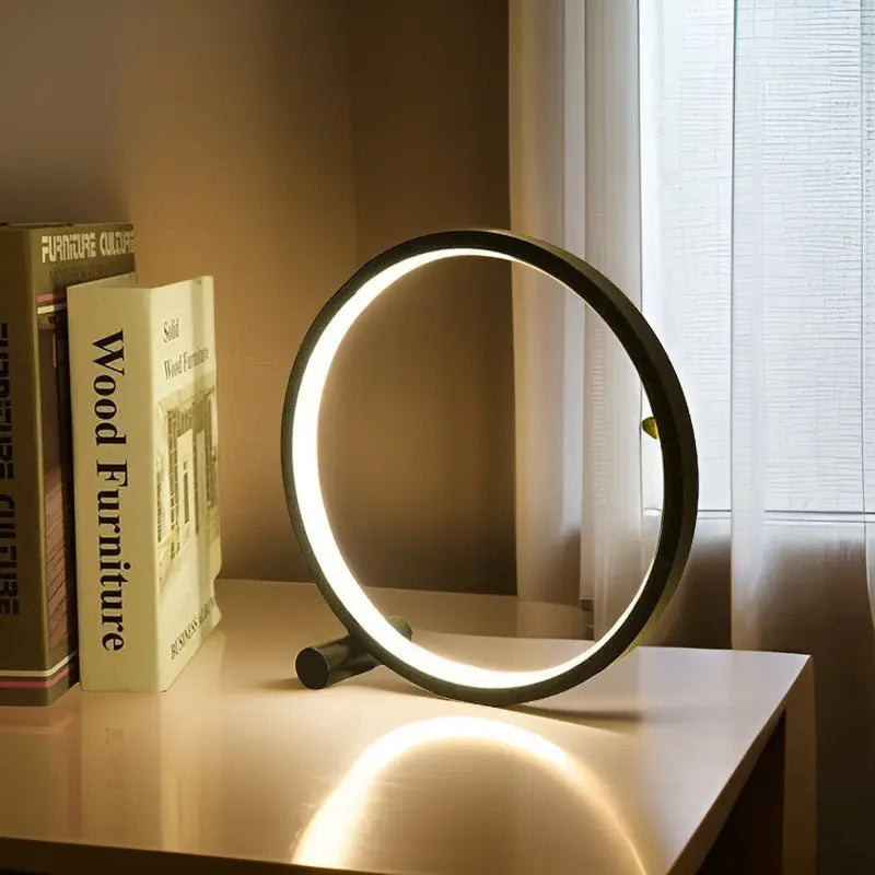 Halo Glo LED Table Lamp - Minimalist Touch Light