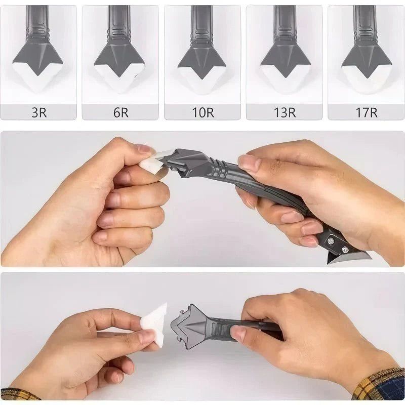 3-in-1 Caulk Remover Pro - Sealant Tool Kit