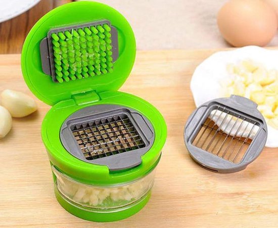 GarlicPress Pro - Stainless Steel Garlic Press with Reservoir