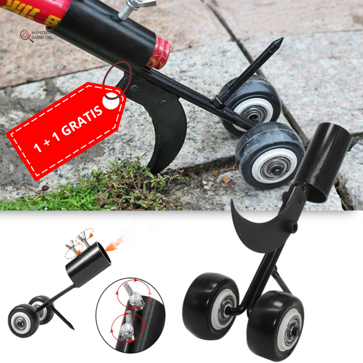 Weed Puller Deluxe - Stand-Up Root Remover