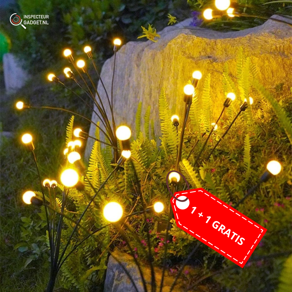 Solar Firefly String Lights - 1+1 Free