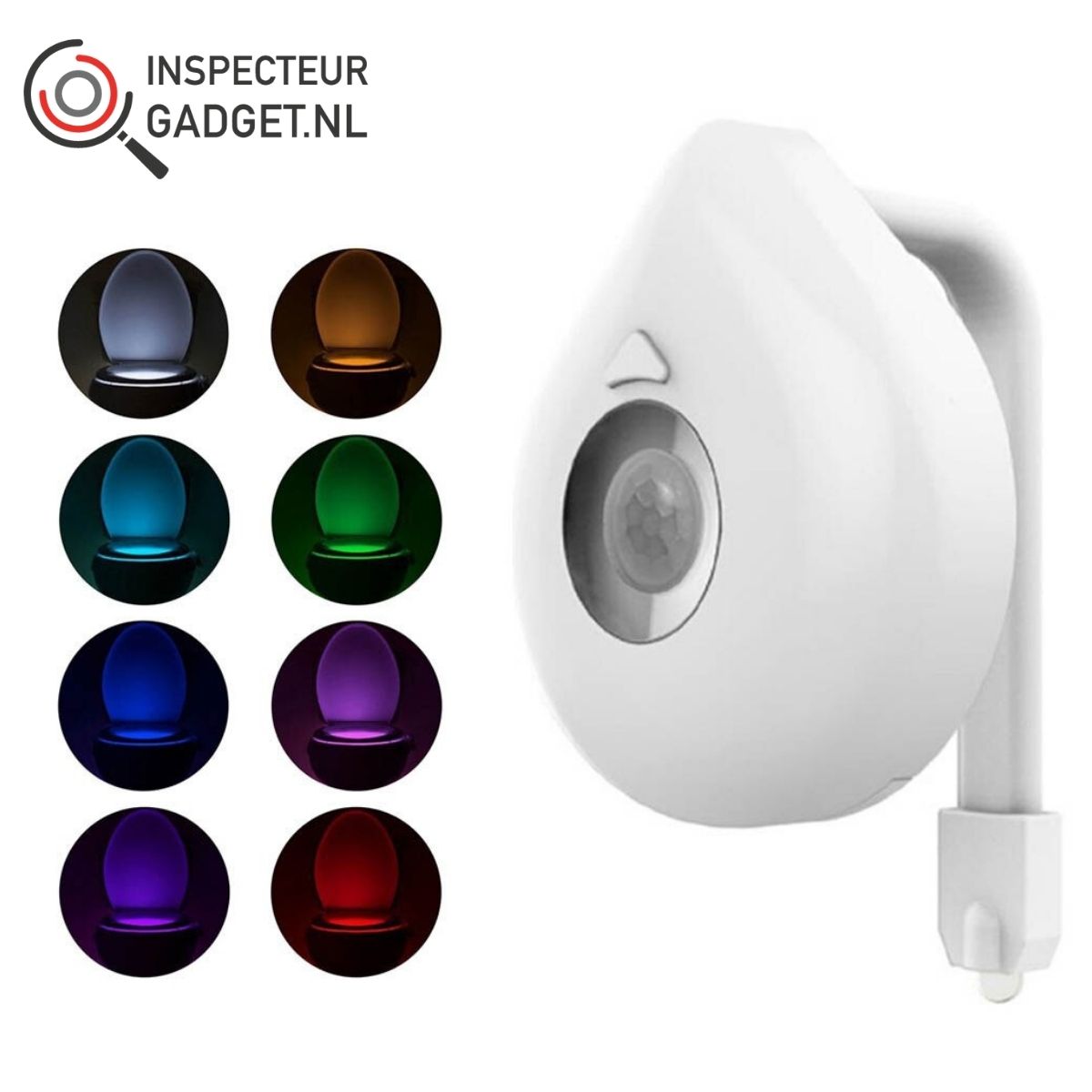 Disco Toilet Light - Motion LED Bowl Night Light