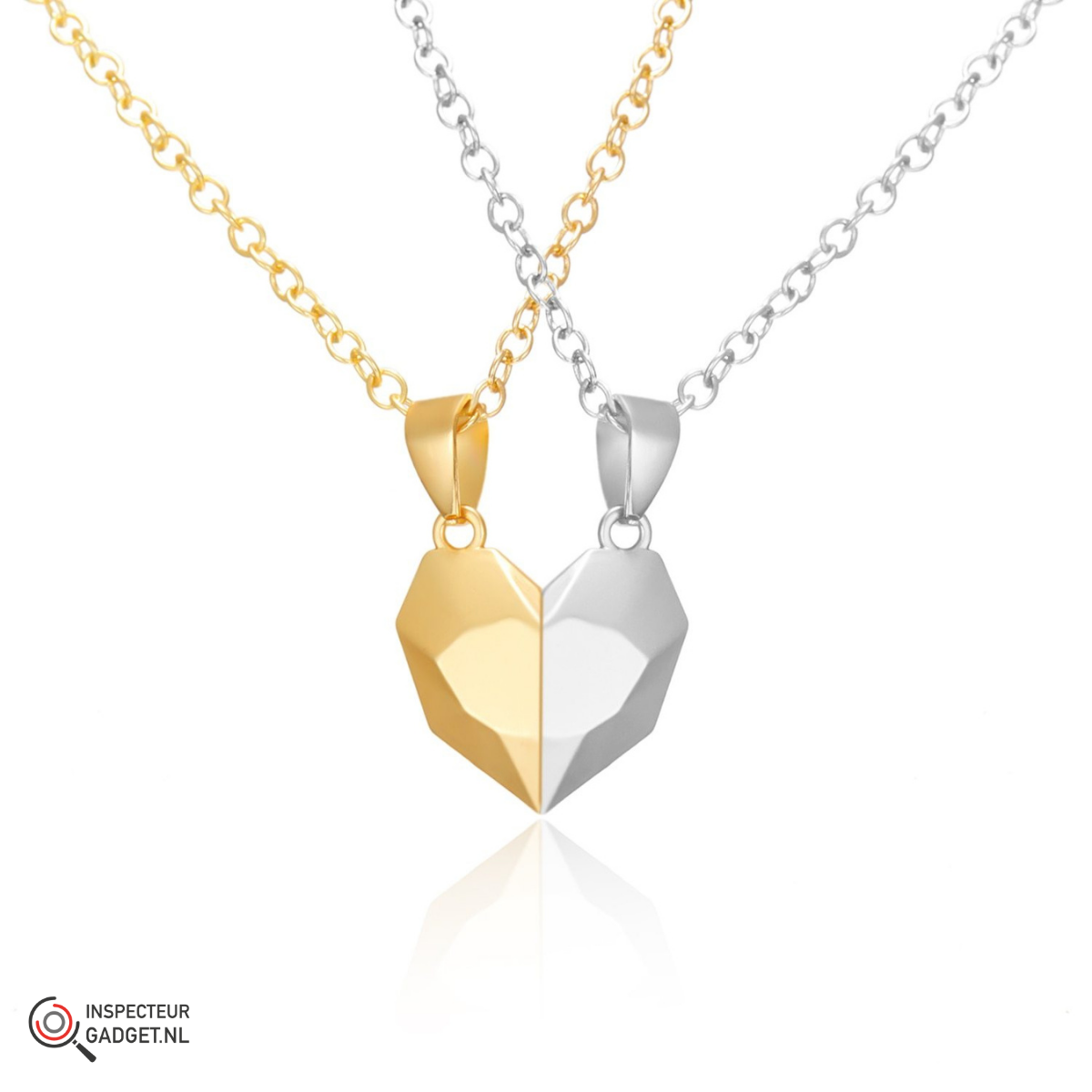 Couple Necklace Set - 2-in-1 Matching Pendants