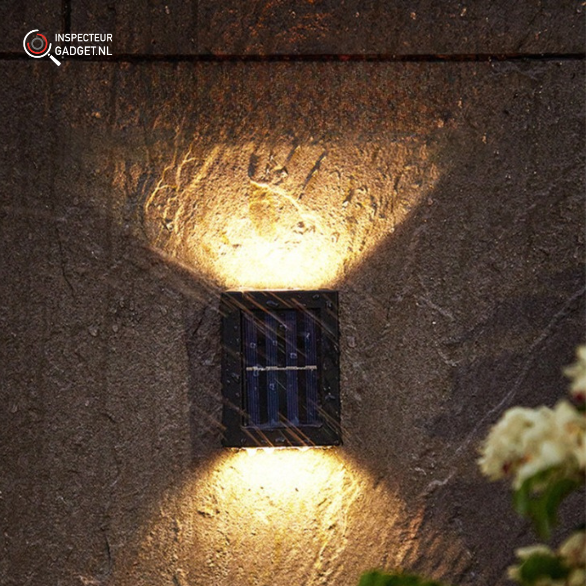 Wireless LED Solar Wall Lamps Deluxe Plus