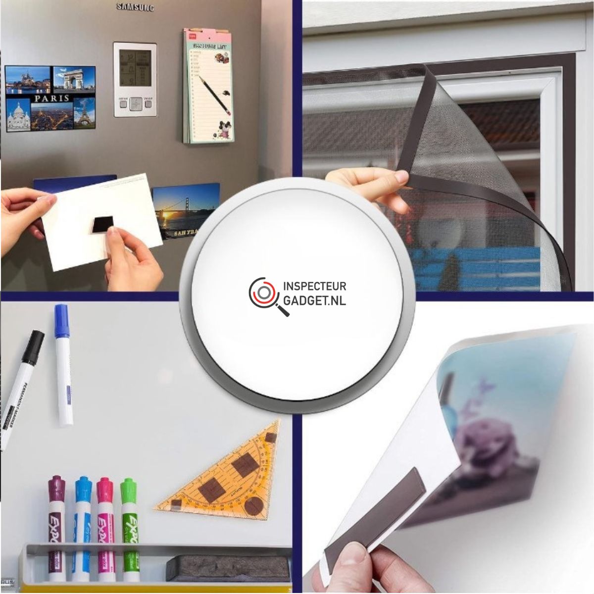 Magnetic Tape - Double-Sided Reusable Mounting Tape