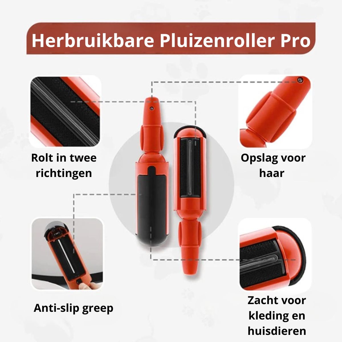 Reusable Lint Roller Pro - Pet Hair Remover