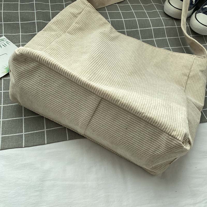 StyleLoom - Luxe Corduroy Shoulder Bag for Women