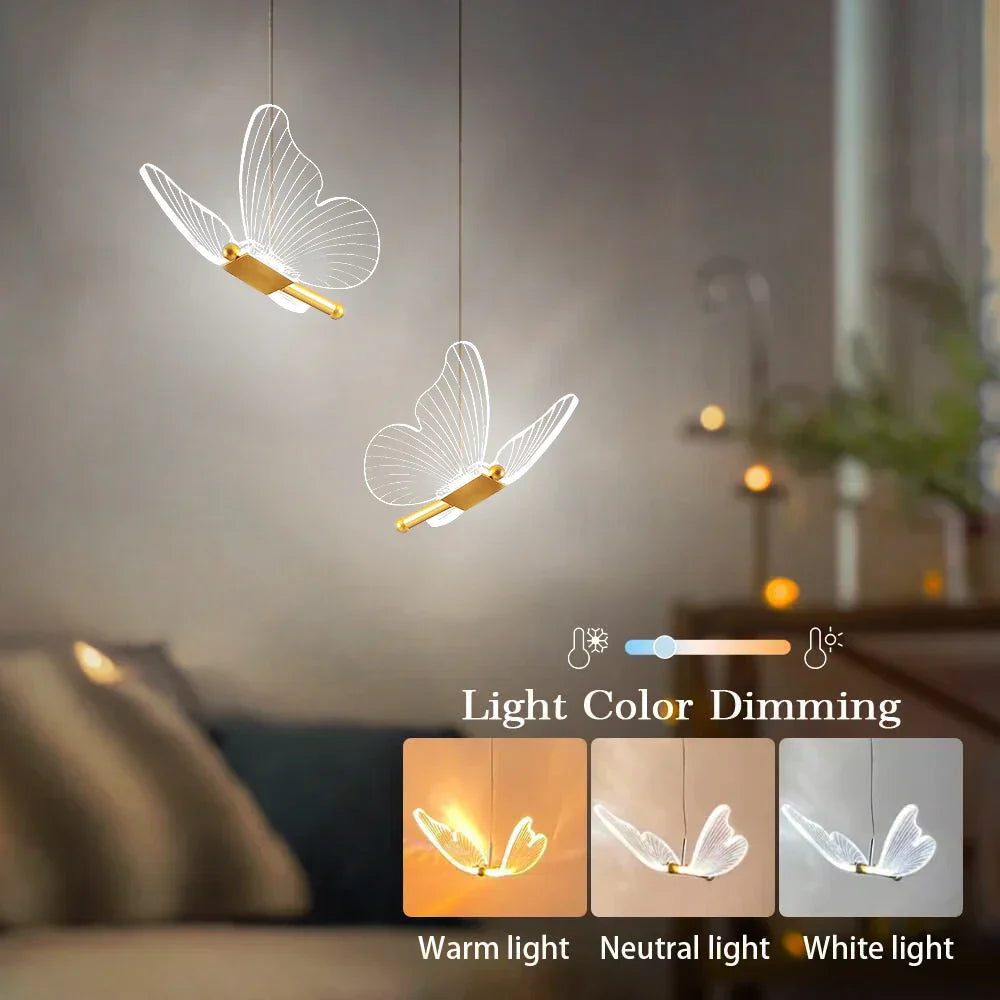 ButterGlow - LED Butterfly Pendant Light