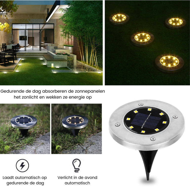 Wireless LED Solar Garden Lamps Pro