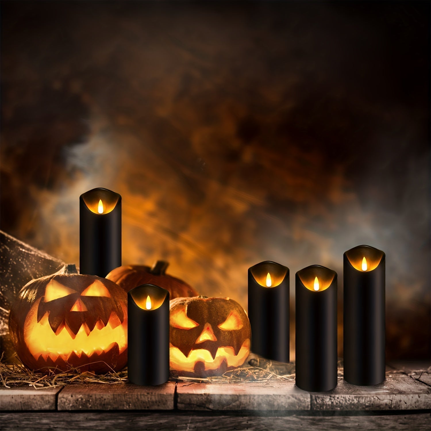 LED Candle Set | Flameless Battery Operated Candles with Remote Control | Safe Ambiance for Any Room 1
