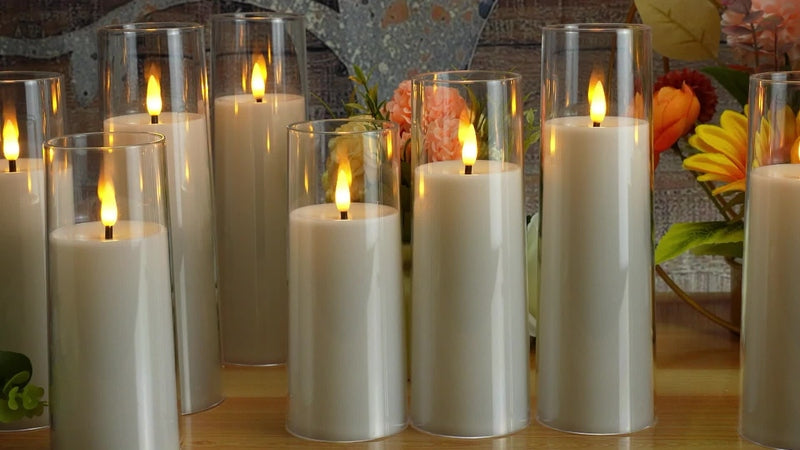 LED Flameless Candles Set with Realistic Flicker & Remote Control | Safe Ambiance for Any Occasion 0