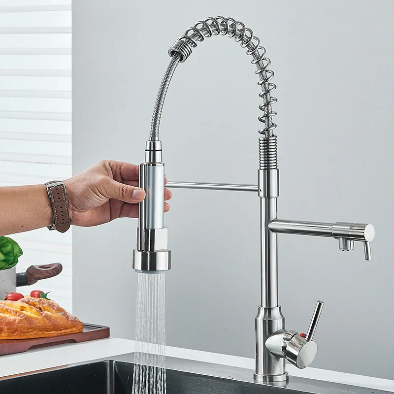 MixMaster - 360° Swivel Pull-Out Kitchen Faucet