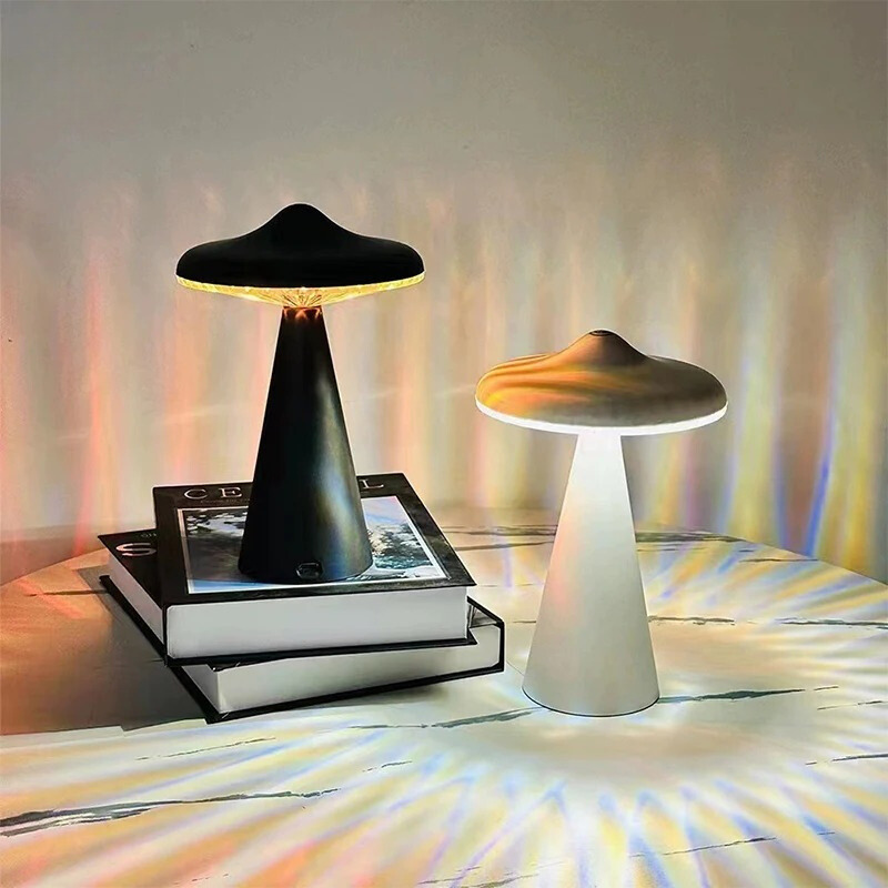 Mushroom LED Table Lamp - Touch Dimmable Desk Light