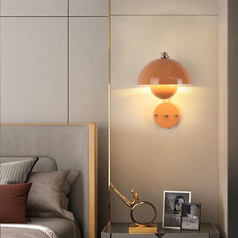ShroomLite Wall Lamp - Cute Mushroom LED Sconce