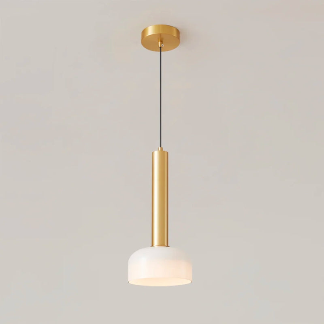 Luxe Minimalist Copper LED Pendant Lamp