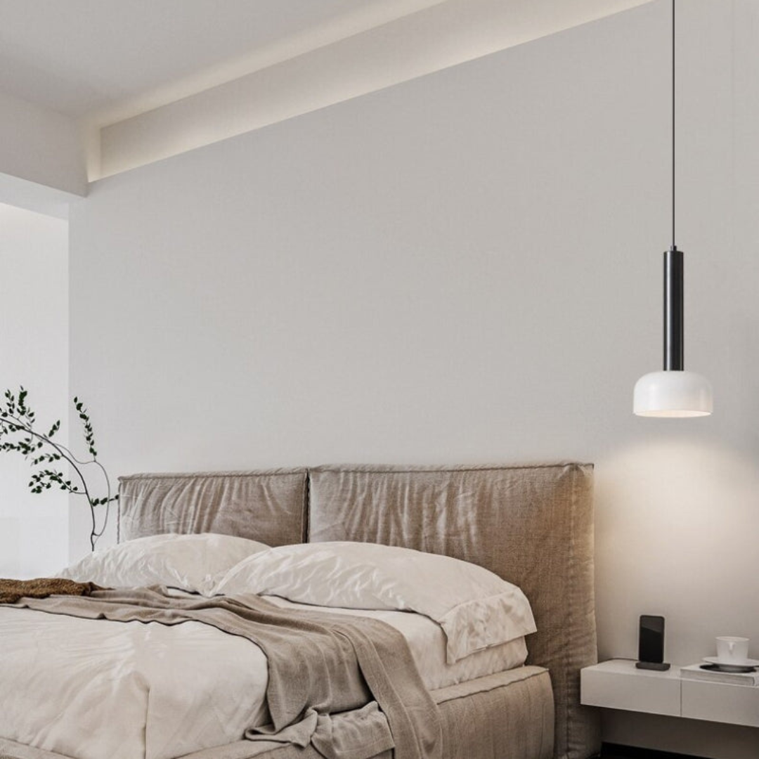 Luxe Minimalist Copper LED Pendant Lamp