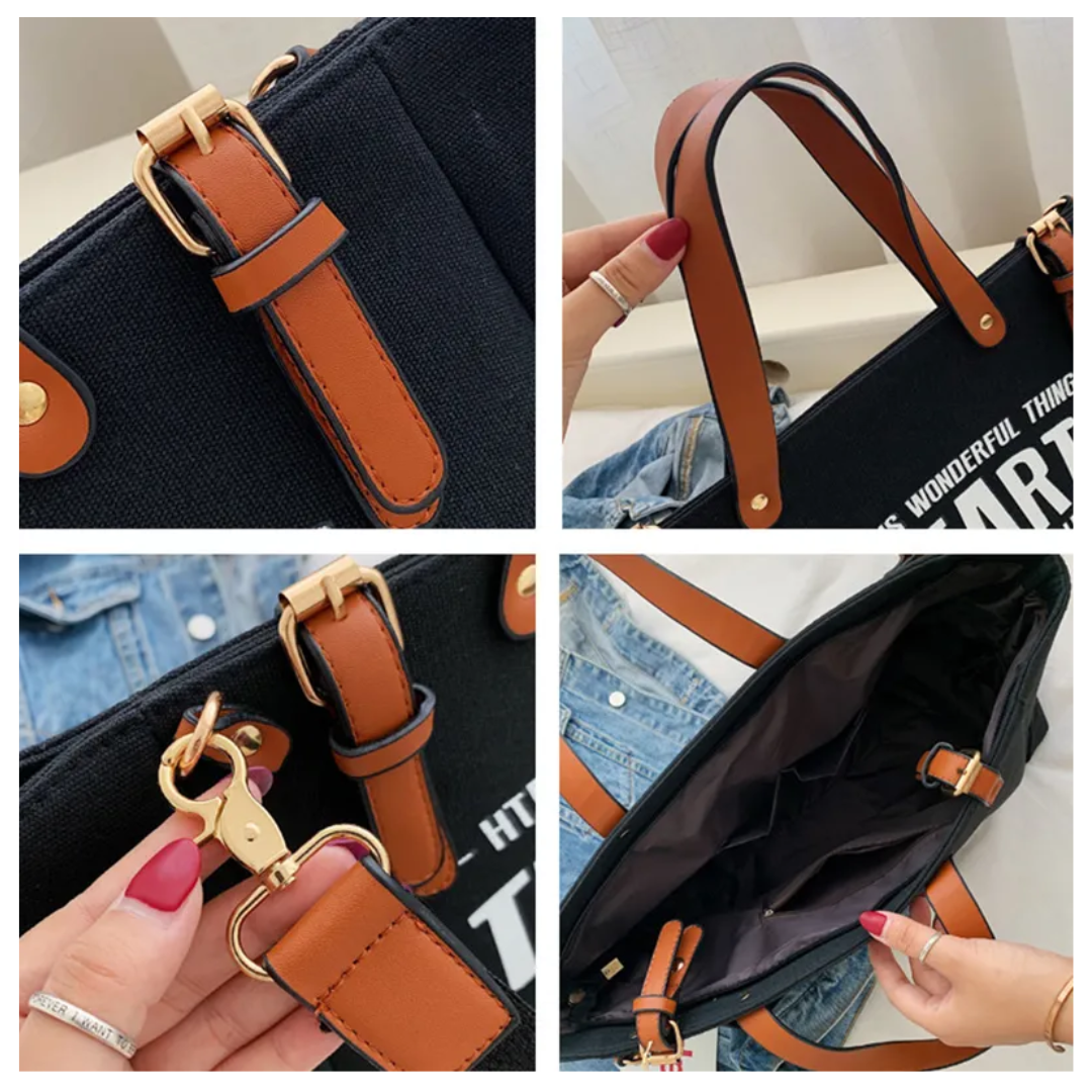 Lexie - Spacious Canvas Tote