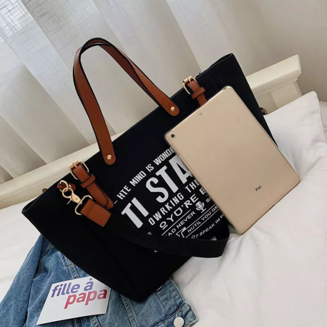 Lexie - Spacious Canvas Tote