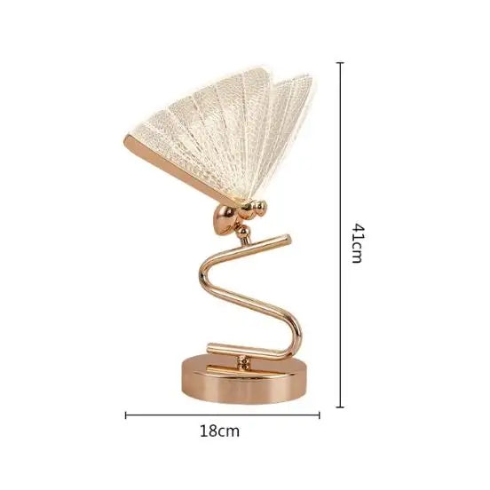 LuminousWings Butterfly Table Lamp - Luxe Accent