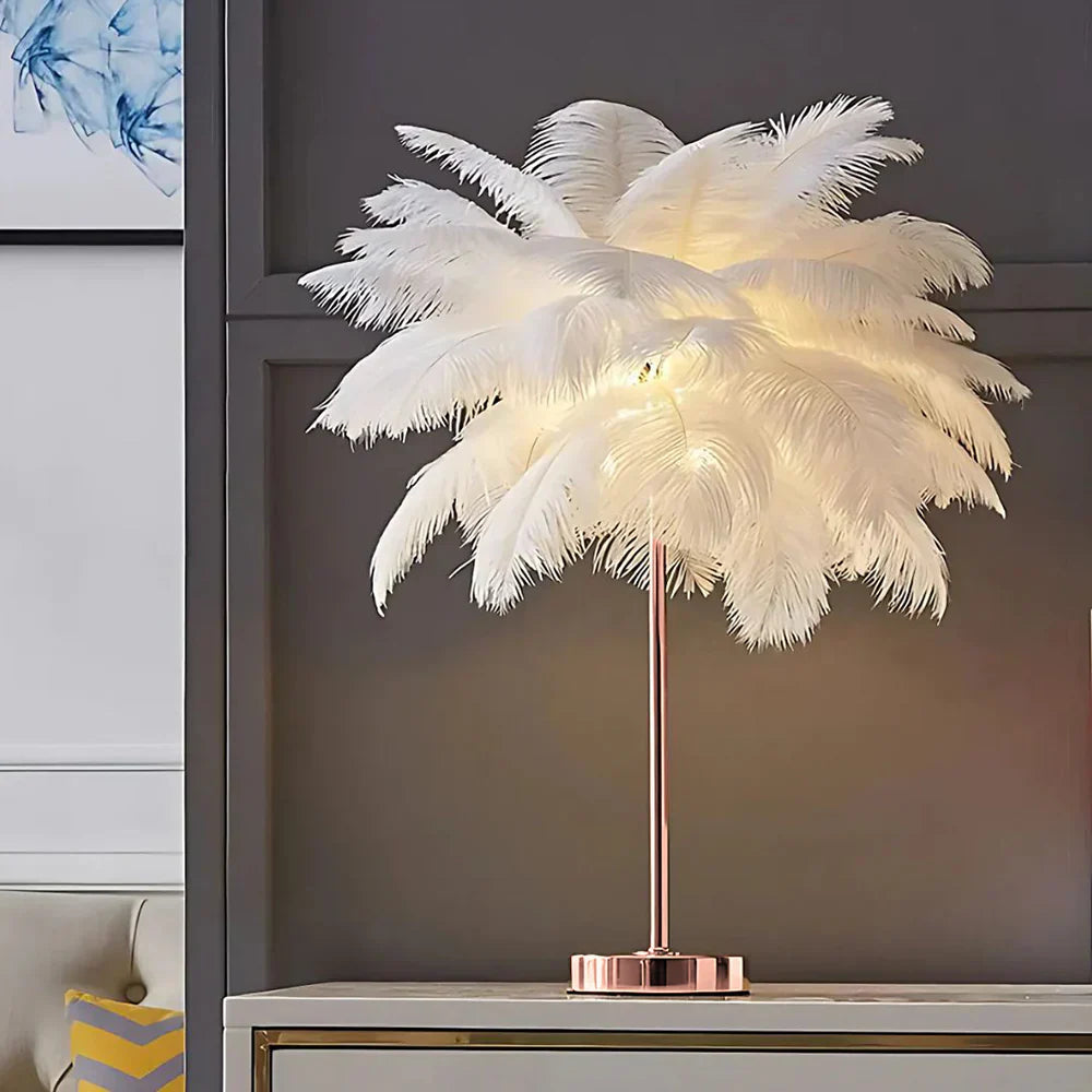 LumaPalm | Elegant Cordless Battery Operated Table Lamp for Bedroom 0