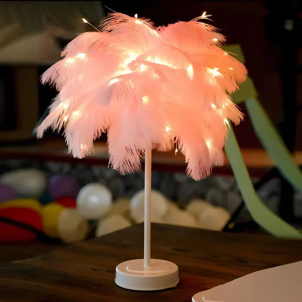 LumaPalm | Elegant Cordless Battery Operated Table Lamp for Bedroom 10