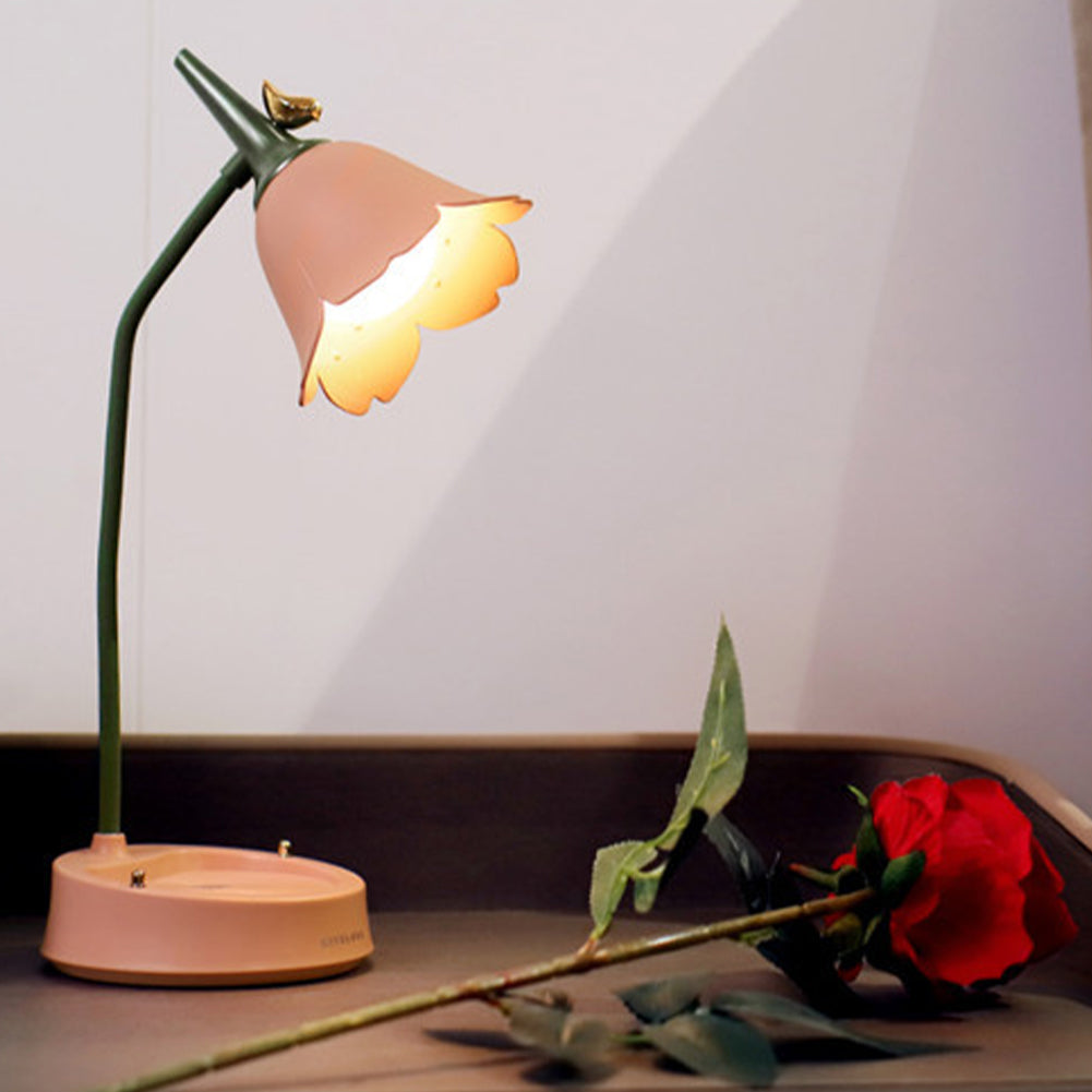 LumaPetal | Cordless Table Lamp with Triple Light Settings | Portable Design for Versatile Home Decor 2