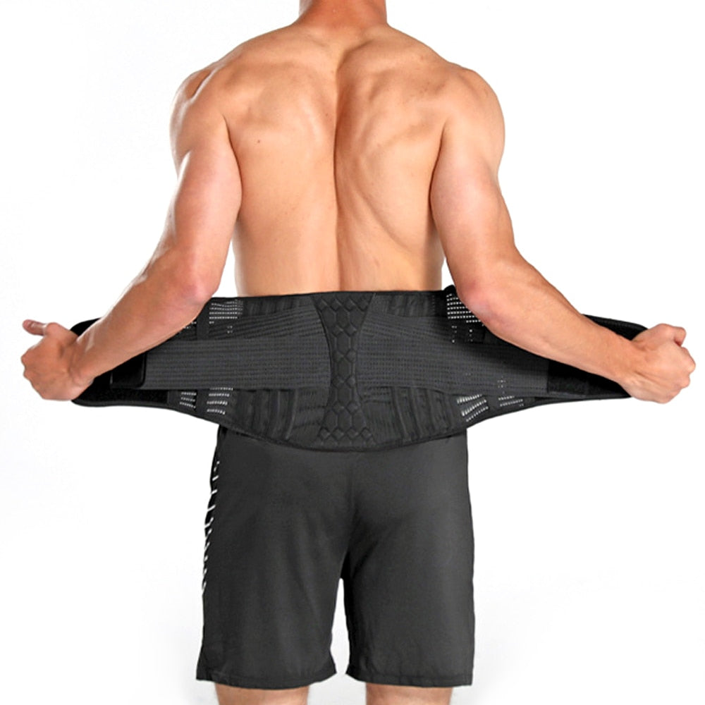 Lumbar Support Brace - Adjustable Back Support Belt for Lower Back Pain Relief and Posture Improvement 2