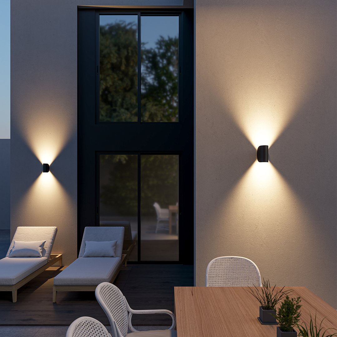 LumenTwist | Stylish Rotatable Outdoor Wall Sconce Lighting Fixture 4