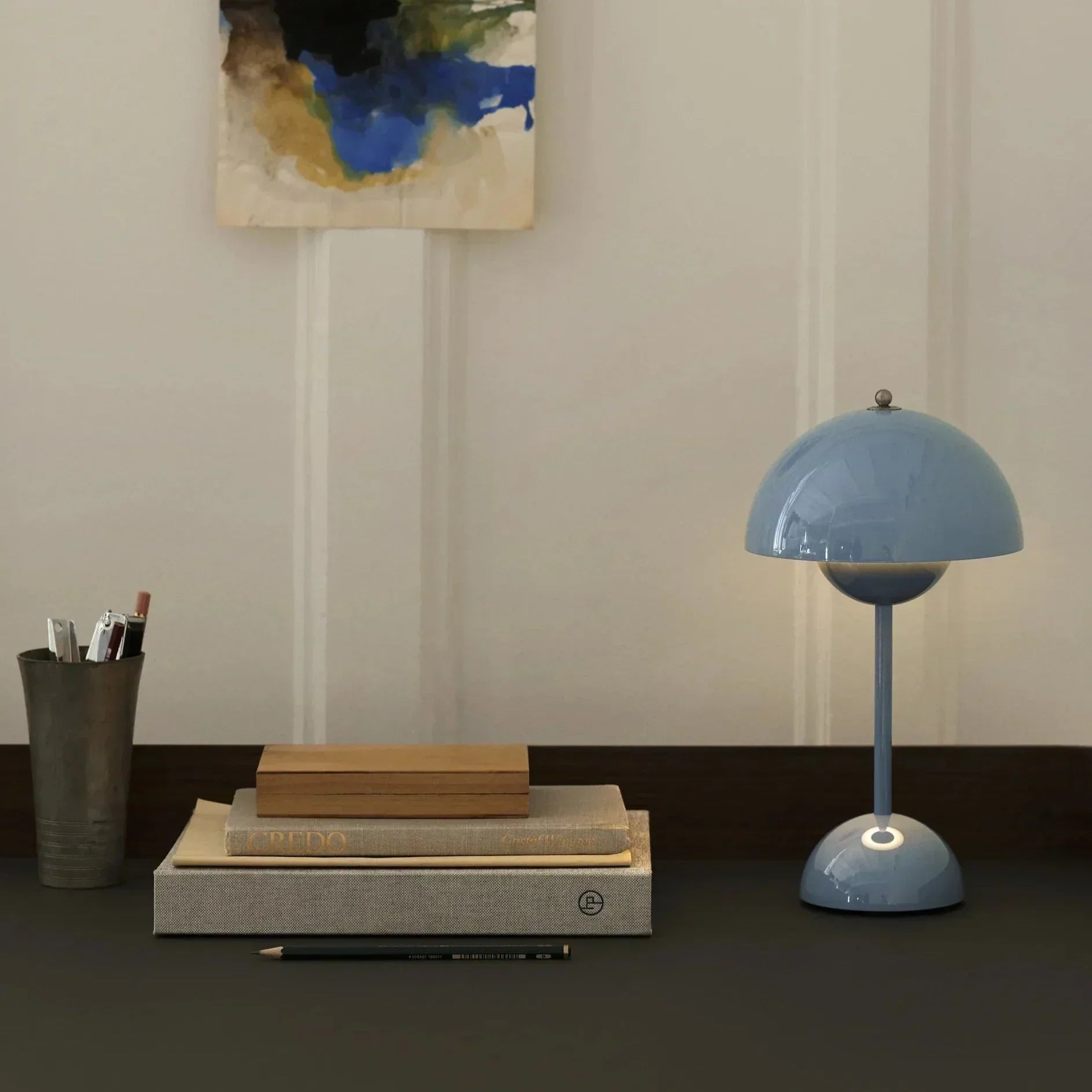 LumiSphere | Dimmable LED Table Lamp with Cordless Design | Stylish Home Decor for Modern Ambiance 6
