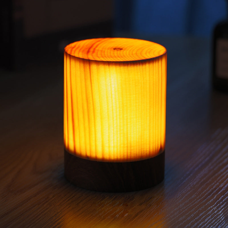 LumiWood | Elegant Touch Control Battery Operated Table Lamp 4