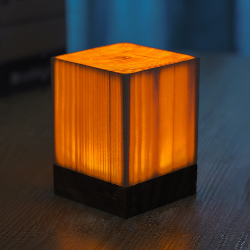 LumiWood | Elegant Touch Control Battery Operated Table Lamp 5
